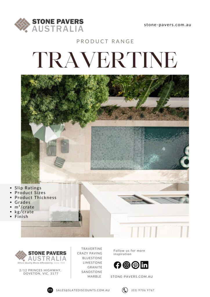stone pavers travertine pool coping product specification