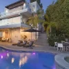bluestone curved drop edge pool coping tiles, pool coping pavers, blues tiles, dark tiles, black paver