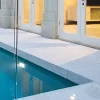 dove grey granite drop face pool coping tiles and pavers, white tiles, white pool coping tiles by stone pavers melbourne sydney brisbane canberra adelaide hobart