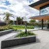white granite pavers