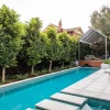 granite pavers around pool