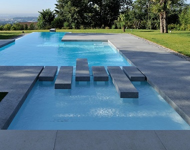new raven grey granite pool coping drop face tiles and pavers, grey coping, dark coping tiles by stone pavers australia