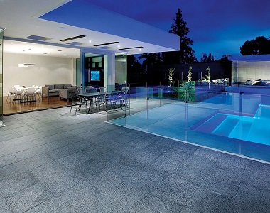 new raven grey granite tiles, granite pavers, granite pool pavers, pool coping, black tiles, black pavers, grey tiles, dark tiles, by stone pavers