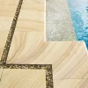 sandstone pool coping tiles bullnose, yellow pavers, outdoor pool coping pavers by stone pavers melbourne, sydney brisbane canberra &hobart