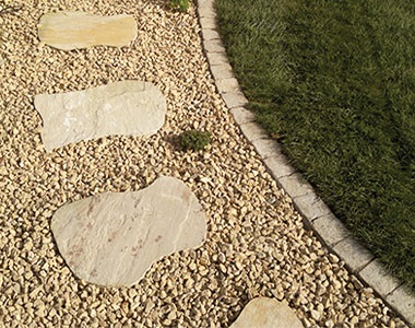 sandstone stepping stones