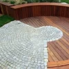 dove granite exfoliated white cobblestone tiles and pavers natural stone tiles and pavers