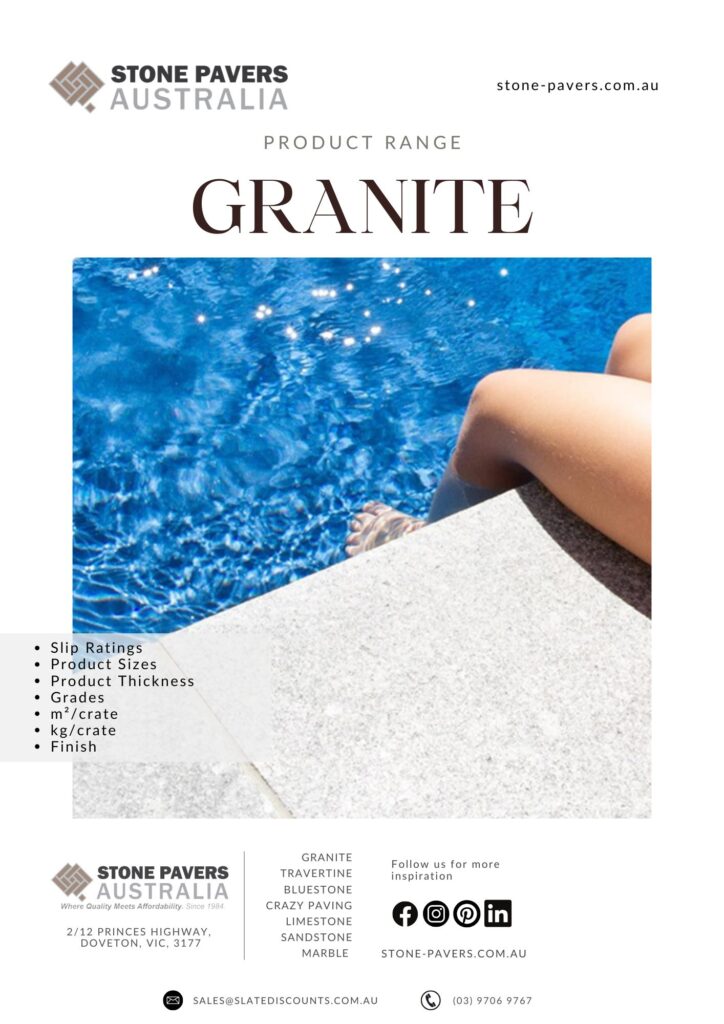 stone pavers granite pool coping product specification