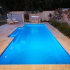 Noce Travertine Drop Face Pool Coping Tiles, dark tiles, brown tiles, ochre tiles, stone pavers melbourne, sydney