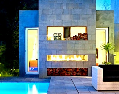blue stone outdoor tiles wall cladding