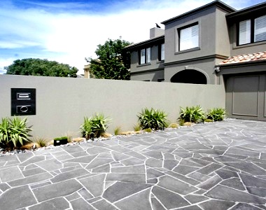 bluestone crazy paving outdoor pavers and tiles
