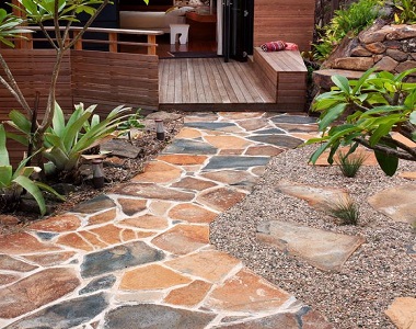 flagstone crazy pave pathways and walkway melbourne sydney