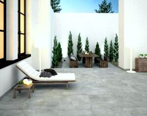 granite pavers patio area