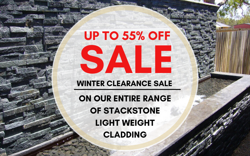 stacked stone light weight cladding sale banner