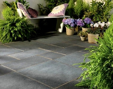 granite tiles - patio outdoor tiling