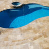 brown tiles french pattern pavers