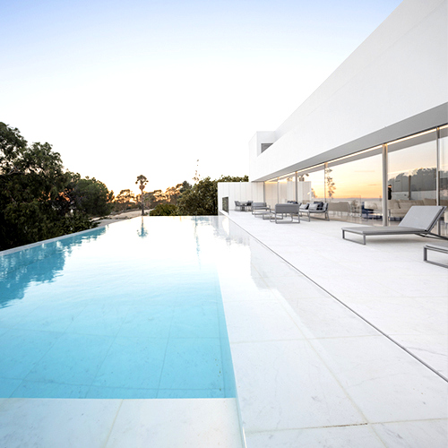 white pool pavers and pool coping tiles on sale in melbourne