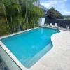 silver travertine crazy paving pool pavers