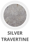 silver travertine colour