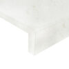white dropface pool coping tiles