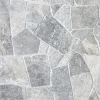 travertine crazy paving silver