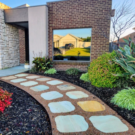 sandstone stepping stones