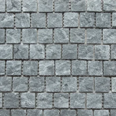 grey cobblestone pavers