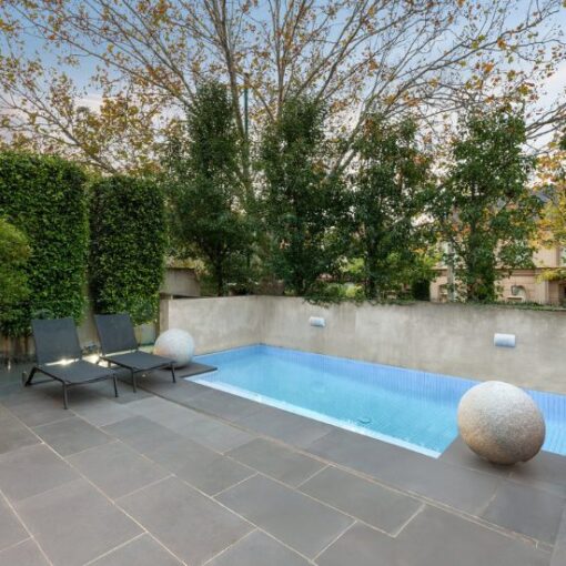 bluestone pavers around pool