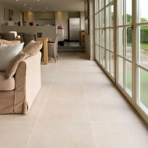 limestone pavers indoor