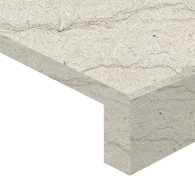 limestone drop face pool coping