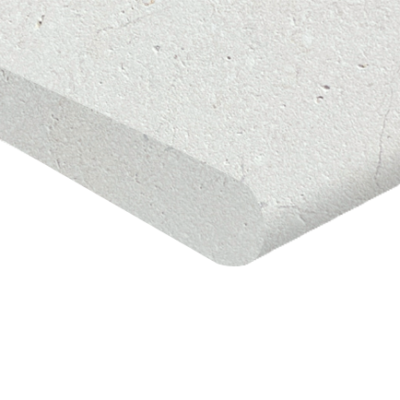 white limestone bullnose pool coping tiles