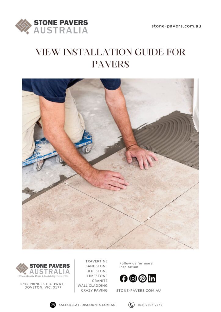 Pavers INstallation Guide