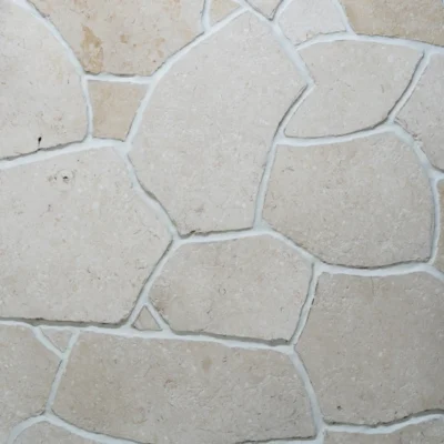 travertine crazy paving