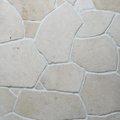 travertine crazy paving