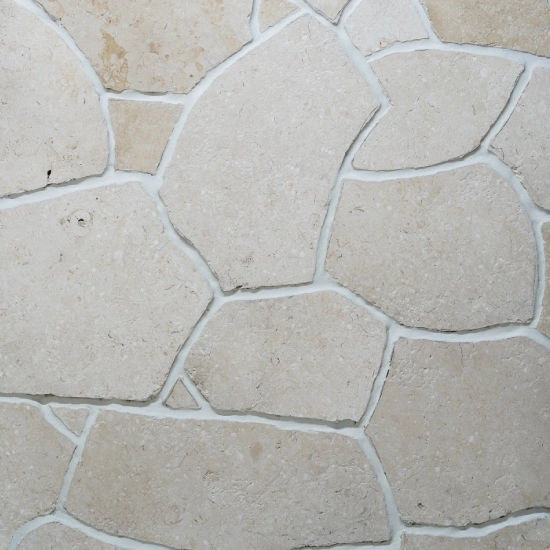 travertine crazy paving