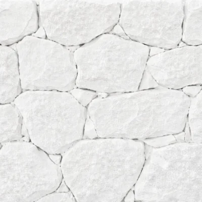 white stone cladding