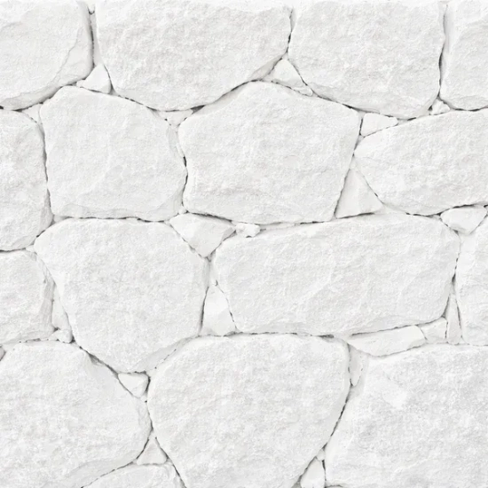 white stone cladding