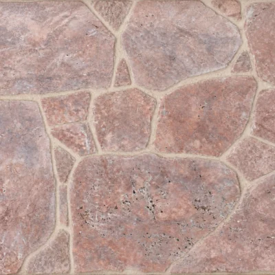 travertine crazy paving desert rose