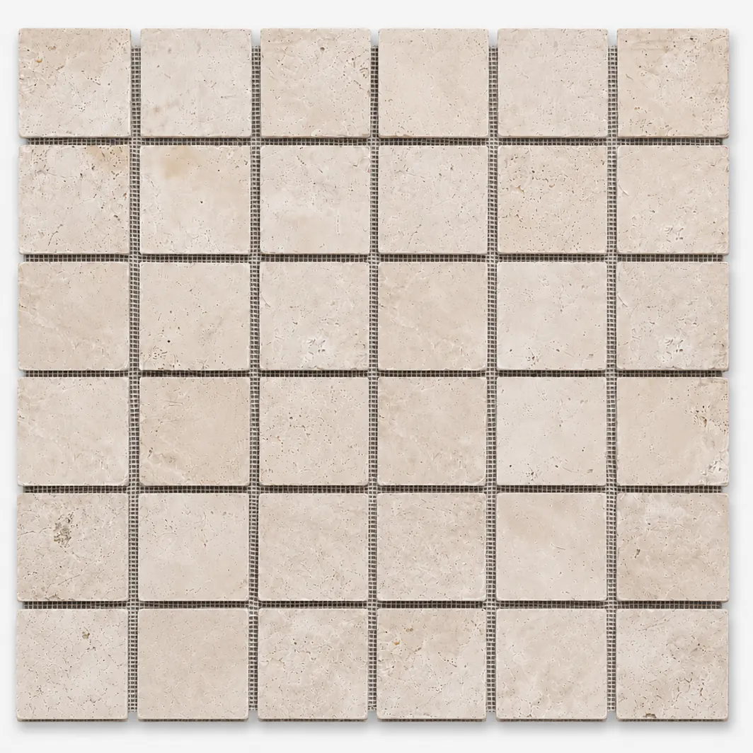 travertine cobblestones